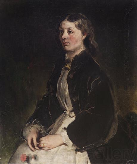 Louis Ferdinand von Rayski Portrait of Christine Freifrau von Schonberg Spain oil painting art